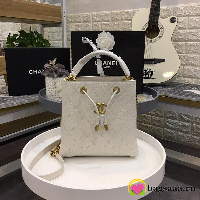 Chanel Womens Shoulder Bags White AS0310 - 1