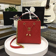 Chanel Womens Shoulder Bags Red AS0310 - 1