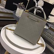 Chanel Womens Shoulder Bags Gray AS0310 - 3