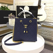 Chanel Womens Shoulder Bags Blue AS0310 - 1
