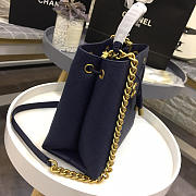 Chanel Womens Shoulder Bags Blue AS0310 - 3