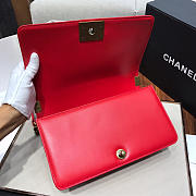 Chanel Leboy lambskin Bag in Red 67086 - 2