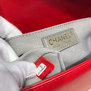 Chanel Leboy lambskin Bag in Red 67086 - 3