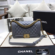 Chanel Leboy lambskin Bag in Gray 67086 - 1