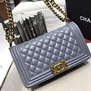 Chanel Leboy lambskin Bag in Gray 67086 - 2
