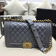 Chanel Leboy lambskin Bag in Gray 67086 - 3