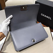Chanel Leboy lambskin Bag in Gray With Silver Hardware 67086 - 2