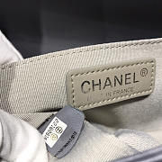 Chanel Leboy lambskin Bag in Gray With Silver Hardware 67086 - 4