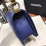 Chanel Leboy lambskin Bag in Navy Blue 67086 - 3