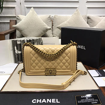 Chanel Leboy lambskin Bag in Apricot 67086