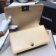 Chanel Leboy lambskin Bag in Apricot With Silver Hardware 67086 - 3