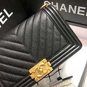 Chanel Leboy Calfskin Bag in Black with Gold Hardware 67086 - 2