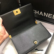 Chanel Leboy Calfskin Bag in Black with Gold Hardware 67086 - 3