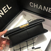 Chanel Leboy Calfskin Bag in Black with Gold Hardware 67086 - 5