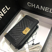 Chanel Leboy Calfskin Bag in Black with Gold Hardware 67086 - 6