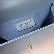 Chanel Leboy lambskin Bag in Blue With Gold Hardware 67086 - 6