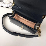 Chanel leboy calfskin bag in blue with gold hardware 20cm - 5