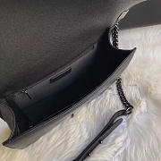 Chanel leboy calfskin bag in black 30cm - 2