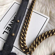 Chanel leboy calfskin bag in black with gold hardware 28cm - 3