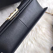 Chanel leboy calfskin bag in black with gold hardware 28cm - 2