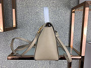 Celine Micro Belt Bag In Grained Calfskin with Khaki 20cm 175519 - 4