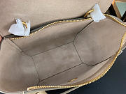 Celine Micro Belt Bag In Grained Calfskin with Khaki 20cm 175519 - 6