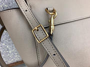 Celine Micro Belt Bag In Grained Calfskin with Khaki 20cm 175519 - 3
