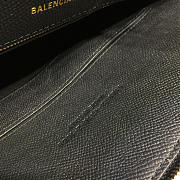 Balenciaga Ville medium graffiti logo calfskin bag black 18SS - 2