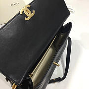 Chanel Classic Lambskin Large Handbag A01112 Black - 4