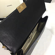 Chanel Classic Lambskin Large Handbag A01112 Black - 3