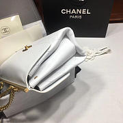Chanel Classic Lambskin Large Handbag A01112 white - 5