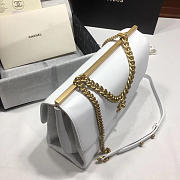 Chanel Classic Lambskin Large Handbag A01112 white - 4