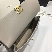 Chanel Classic Lambskin Large Handbag A01112 Gray - 6