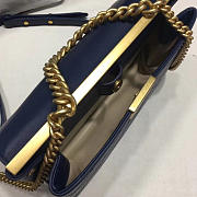 Chanel Classic Lambskin Small Handbag A01112 Blue - 2