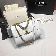 Chanel Classic Lambskin Small Handbag A01112 White - 1