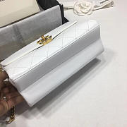 Chanel Classic Lambskin Small Handbag A01112 White - 6
