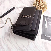 YSL Real leather Handbag with Black 26606 - 4