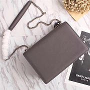 YSL Real leather Handbag with Gray 26606 - 2