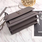 YSL Real leather Handbag with Gray 26606 - 3