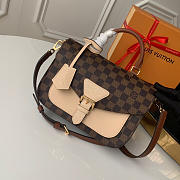 Louis Vuitton Damier Ebene Crossbody Handbag Apricot N40148 - 6