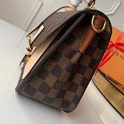 Louis Vuitton Damier Ebene Crossbody Handbag Apricot N40148 - 4