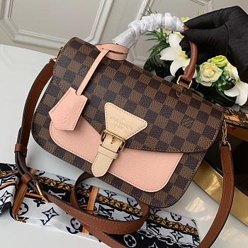 Louis Vuitton Damier Ebene Crossbody Handbag Pink N40148