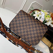 Louis Vuitton Damier Ebene Crossbody Handbag Pink N40148 - 2