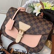Louis Vuitton Damier Ebene Crossbody Handbag Pink N40148 - 4