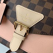 Louis Vuitton Damier Ebene Crossbody Handbag Pink N40148 - 5