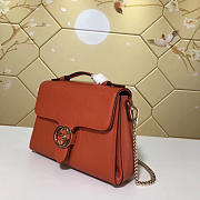 Gucci Orignial Calfskin Handbag In Orange 510320 - 1