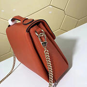 Gucci Orignial Calfskin Handbag In Orange 510320 - 4