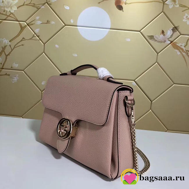 Gucci Orignial Calfskin Handbag In Pink 510320 - 1