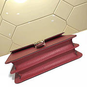 Gucci Marmont Shoulder Red Leather Cross Body Bag 510303 - 4