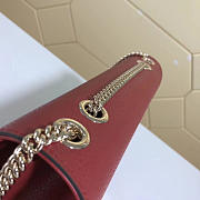 Gucci Marmont Shoulder Red Leather Cross Body Bag 510303 - 2